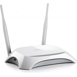 Router wireless TP-Link TL-MR3420 , 802.11 b/g/n , 300 Mbps , Retea 3G/4G , Alb